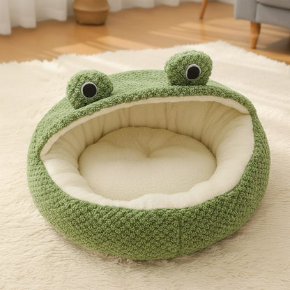 TailFriends™ Froggy Bed – Soft & Warm Nest for Cats