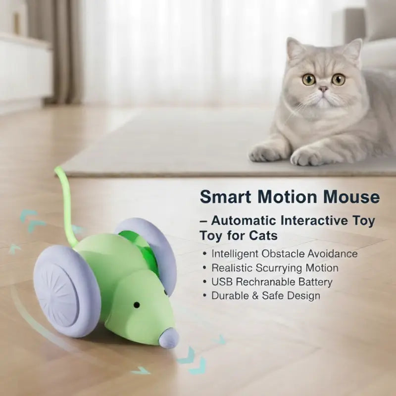 Smart Mouse – Automatic Interactive Toy for Cats TailFriends