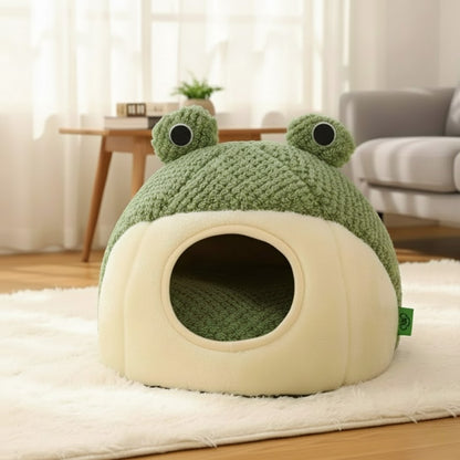 TailFriends™ Froggy Bed – Soft & Warm Nest for Cats