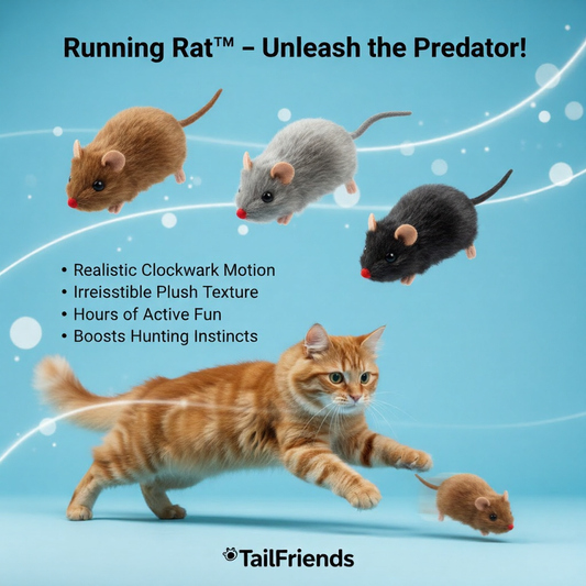 Running Rat™ – Realistic Running Mouse Toy for Cats