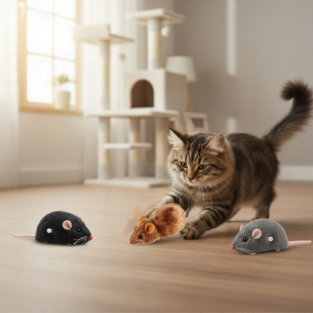 Running Rat™ – Realistic Running Mouse Toy for Cats