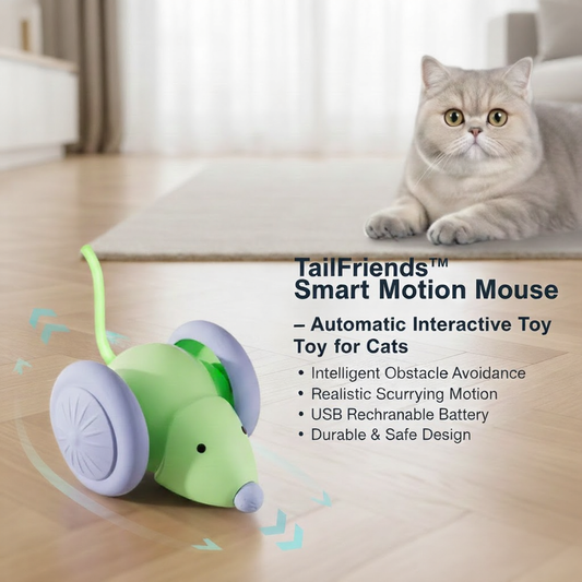 TailFriends™ Smart Mouse – Automatic Interactive Toy for Cats