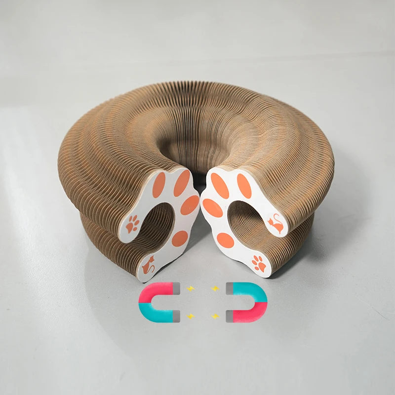CurlScratch™ – Interactive Expandable Scratcher for Cats