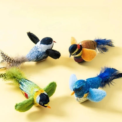 TailFriends™ BirdieTease – Interactive Feather Toy with Sounds